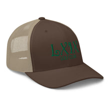 Load image into Gallery viewer, Curve Logo Trucker Cap - Green Logo
