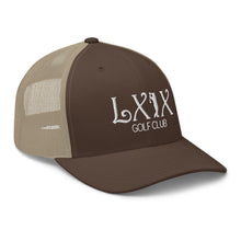 Load image into Gallery viewer, Curve Logo Trucker Cap - White Logo
