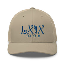 Load image into Gallery viewer, Curve Logo Trucker Cap - Blue Logo
