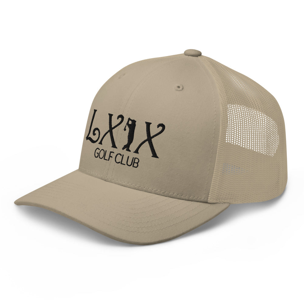 Curve Logo Trucker Cap - Black Logo