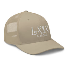 Load image into Gallery viewer, Curve Logo Trucker Cap - White Logo
