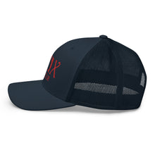 Load image into Gallery viewer, Curve Logo Trucker Cap - Red Logo
