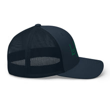 Load image into Gallery viewer, Curve Logo Trucker Cap - Green Logo
