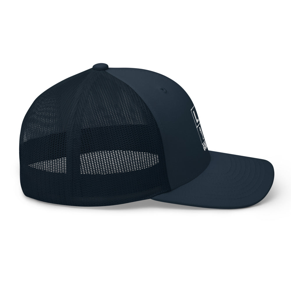 Four Box Logo Trucker Cap - White Logo