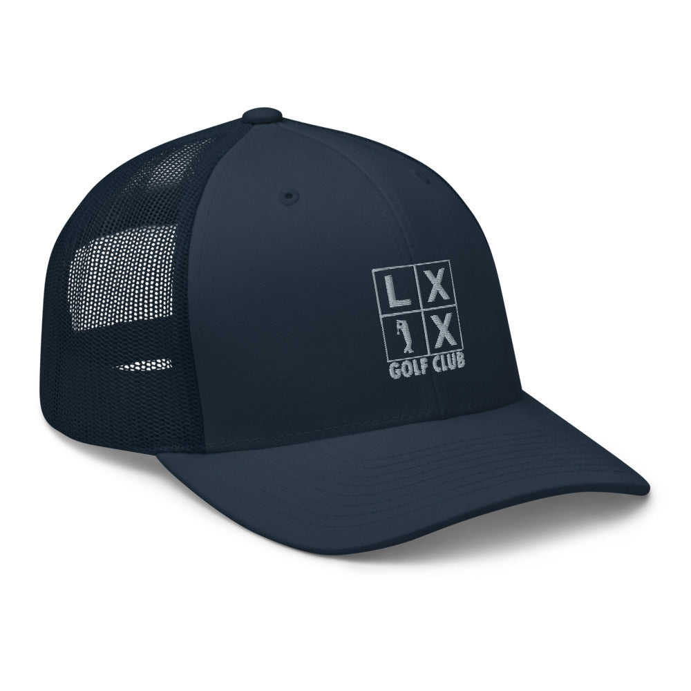 Four Box Logo Trucker Cap - Gray Logo