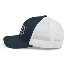 Load image into Gallery viewer, Curve Logo Trucker Cap - White Logo
