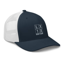 Load image into Gallery viewer, Four Box Logo Trucker Cap - Gray Logo
