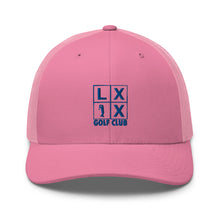 Load image into Gallery viewer, Four Box Logo Trucker Cap - Blue Logo
