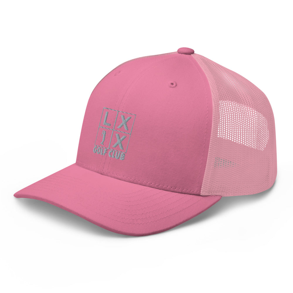Four Box Logo Trucker Cap - Gray Logo