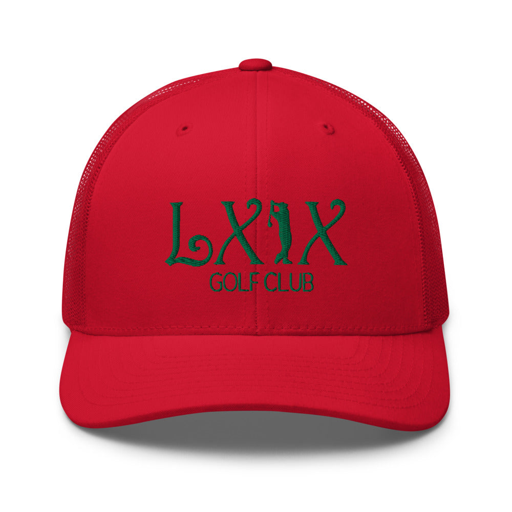 Curve Logo Trucker Cap - Green Logo