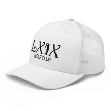 Load image into Gallery viewer, Curve Logo Trucker Cap - Black Logo
