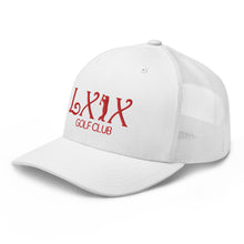 Load image into Gallery viewer, Curve Logo Trucker Cap - Red Logo
