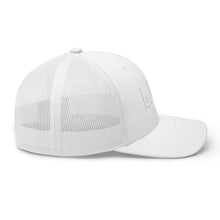 Load image into Gallery viewer, Curve Logo Trucker Cap - White Logo
