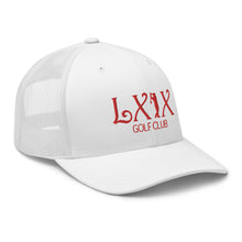 Load image into Gallery viewer, Curve Logo Trucker Cap - Red Logo
