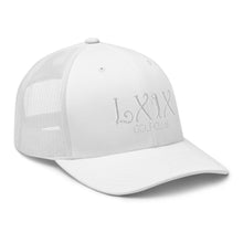 Load image into Gallery viewer, Curve Logo Trucker Cap - White Logo
