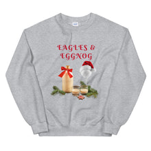 Load image into Gallery viewer, Eagles &amp; Eggnog Unisex Sweatshirt
