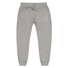 Load image into Gallery viewer, Box Logo Unisex Fleece Sweatpants - White Logo
