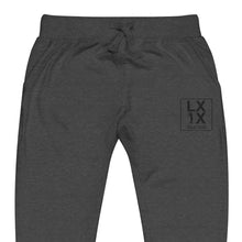 Load image into Gallery viewer, Box Logo Unisex Fleece Sweatpants - Black Logo
