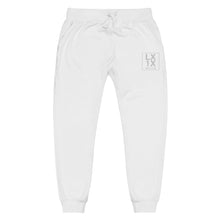 Load image into Gallery viewer, Box Logo Unisex Fleece Sweatpants - White Logo
