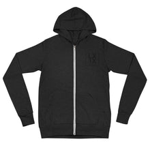 Load image into Gallery viewer, Box Logo Unisex Zip Hoodie - Black Logo
