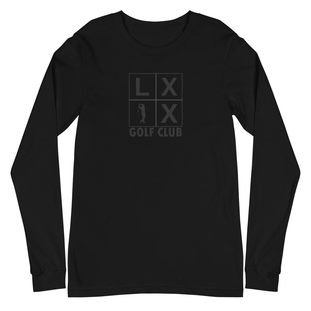 Four Box Logo Unisex Long Sleeve Tee - Gray Logo