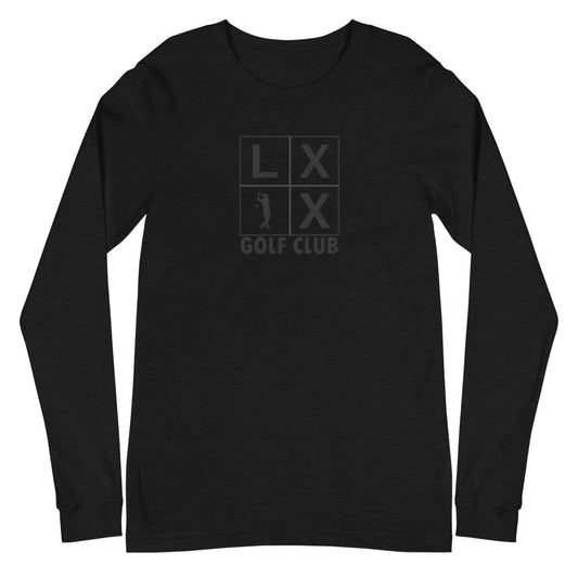 Four Box Logo Unisex Long Sleeve Tee - Gray Logo