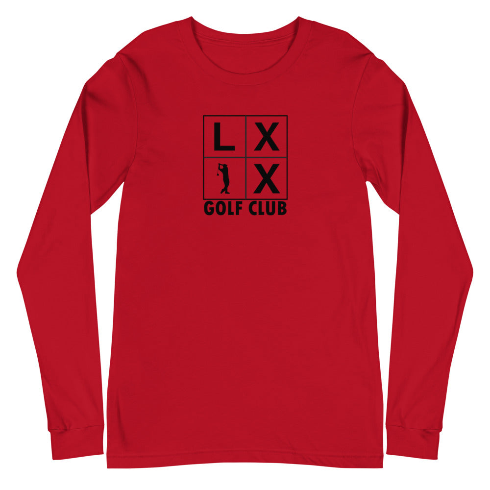 Four Box Logo Unisex Long Sleeve Tee - Gray Logo