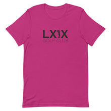Load image into Gallery viewer, Swinger Centered Logo Short-Sleeve Unisex T-Shirt - Gray Logo
