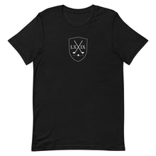 Load image into Gallery viewer, Shield Centered Logo Short-Sleeve Unisex T-Shirt - White Logo
