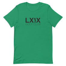 Load image into Gallery viewer, Swinger Centered Logo Short-Sleeve Unisex T-Shirt - Gray Logo
