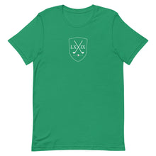 Load image into Gallery viewer, Shield Centered Logo Short-Sleeve Unisex T-Shirt - White Logo
