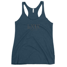 Load image into Gallery viewer, Curve Logo Women&#39;s Racerback Tank - Gray Logo
