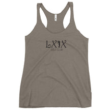 Load image into Gallery viewer, Curve Logo Women&#39;s Racerback Tank - Gray Logo
