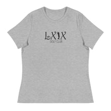 Load image into Gallery viewer, Curve Logo Women&#39;s Relaxed T-Shirt - Gray Logo
